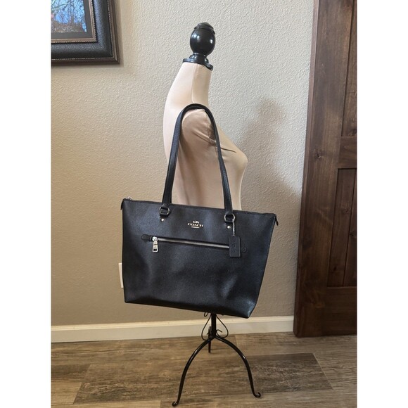 Coach Gallery Tote Bag F79608 Crossgrain Leather Shoulder Bag Everyday Carry - Picture 1 of 16